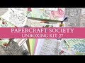 UN BOXING Papercraft Society Kit 27!