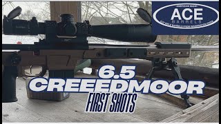 6.5 Creedmoor, Ace Barrel, First Shots