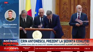 Crin Antonescu, prezent la ședința coaliției. Liderii au discutat despre organizarea alegerilor