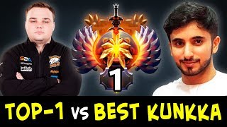 TOP-1 vs BEST KUNKKA — Noone Invoker vs Attacker on mid