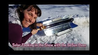 Solar Cooking in the Snow with the GoSun Sport