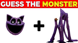 Guess the MONSTERS By EMOJI \u0026 VOICE | Poppy Playtime Chapter 3 + Smilling Critter | Сatnap Monster