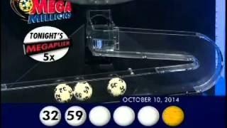 2014 10 10 Mega Millions Numbers and draw results