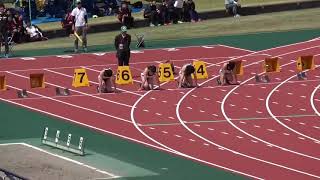 2019.4.13 第1回宮崎県記録会 招待女100m