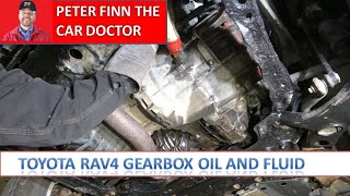 How to replace Toyota RAV4 Gearbox Oil and Fluid. Years 2001 to 2014