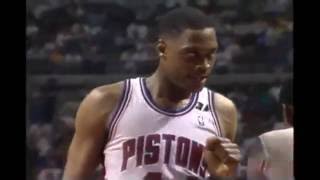 Rick Mahorn Strong-Arms His Way to Playoff Career-High