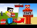 Minecraft Hardcore But I can eat TNT Blocks 🔥