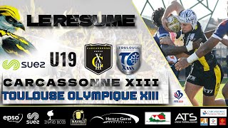 U19🟡⚫️ [U19 ELITE J9] Carcassonne XIII VS Toiulouse Olympique XIII