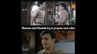 Haseena and Cheetah try propose each other😘🥰😍🤣😂Maddam sir