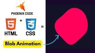 Learn HTML CSS: Pure CSS Blob Animation Tutorial (in 4 minutes)