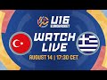 Quarter-Finals | Türkiye v Greece | Full Basketball Game | FIBA U16 EuroBasket 2024