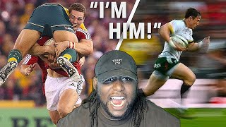 American Football Player React To Rugby & "I'M HIM" Moments