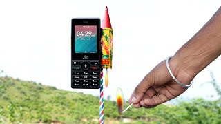 JIO PHONE VS ROCKET || AMAZING ROCKET EXPERIMENT