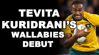 Tevita Kuridrani's Wallabies Debut