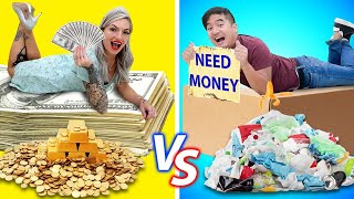 RICH VS POOR SIBLING | TYPES OF STUDENT, FUNNY SITUATIONS \u0026 RELATABLE MOMENTS BY CRAFTY HACKS PLUS