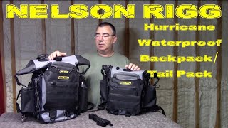 Nelson Rigg Hurricane Waterproof Backpack/Tail Pack