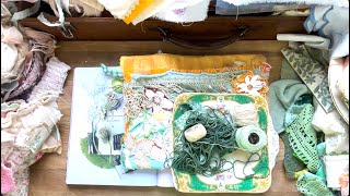 #slowstitching | Friday Forage and Fun Series 1 | Inspired by Fleur Woods Ep 4 Green Palette