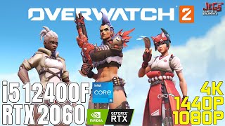 Overwatch 2 | i5 12400F + RTX 2060 | 1080p, 1440p, 4K benchmarks!