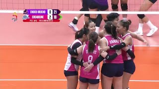 Galanza PERSONAL 5-0 RUN for Creamline vs. Choco Mucho 🤯 | 2024-25 PVL ALL-FILIPINO CONFERENCE