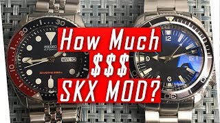 How Much Does it Cost to Mod a Seiko SKX?