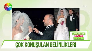 Ünlülerin unutulmaz gelinlikleri!