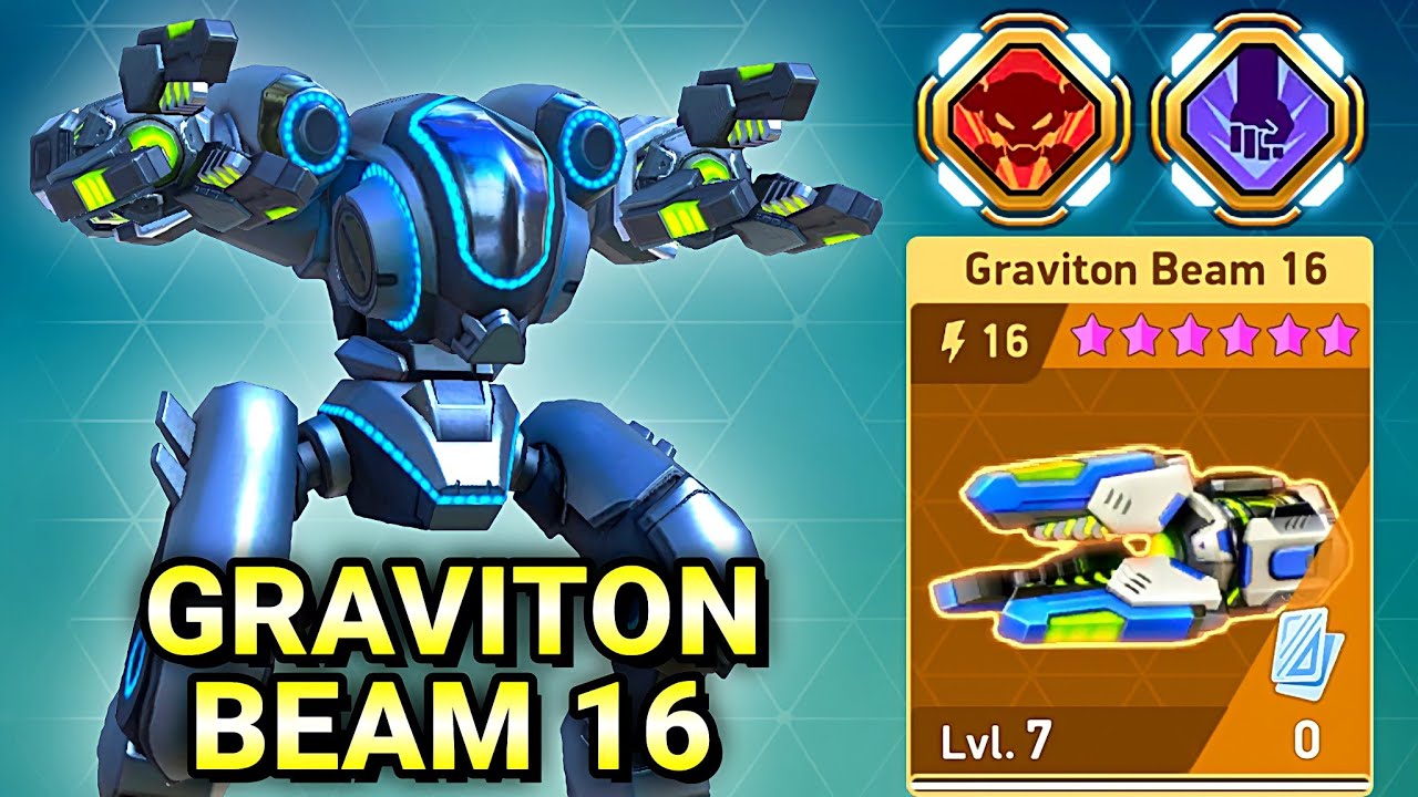 Cheetah With Graviton Beam 16 - Mech Arena - YouTube