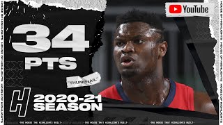 Zion Williamson 34 Points Full Highlights vs Bucks | February 25, 2021 | 2020-21 NBA Season