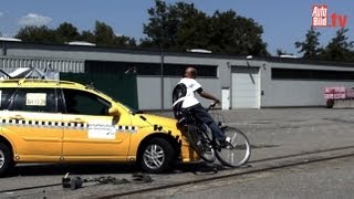 Crashtest Fahrradunfall