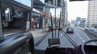 バスの車窓から。