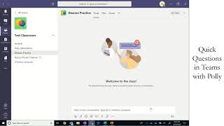 Quick Questions in Teams with Polly