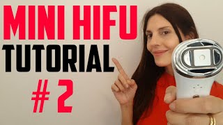 HOW to USE Mini HIFU | Portable HIFU TUTORIAL | How Mini HIFU works  |  #MiniHIFU #tutorial #2