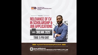 Relevance of CV in Job and Scholarship Applications