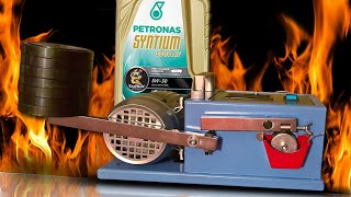 Petronas Syntium 5000 AV 5W30 Engine Oil Test 100°C Peter Tester