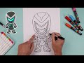 how to draw max steel