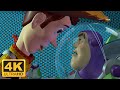 Toy Story (1995) Woody & Buzz Fight, Woody VS Buzz, Woody & Buzz Argue (Remastered 4K 60FPS)