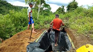 membuat bak penampungan air hujan‼️sawahnegrikaye part 2