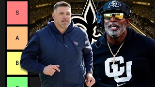 New Orleans Saints Head Coach Candidates POWER RANKING | James Skrmetta Reaction Video