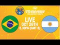 Semi-Finals | Brazil v Argentina | Full Basketball Game | South American U15 Championship 2024