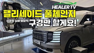 현대 팰리세이드 풀체인지🚨쉬머링 실버 메탈릭🚨구경만 할게요!