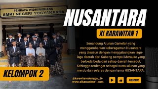 NUSANTARA | XI Karawitan 1 | Dalam acara memeriahkan HUT SMKI YOGYAKARTA yang ke 63 tahun.