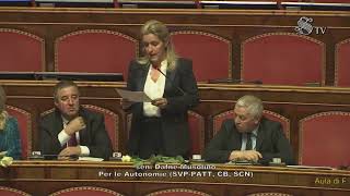 intervento Senato Senatrice Dafne Musolino 08-03-2023