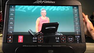 Life Fitness SE3HD Console Video #9 Choose Workout ON DEMAND