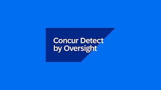 Concur Detect by Oversight Demo Video