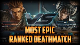 TEKKEN 7 | Most Epic Ranked Deathmatch, Devil Jin vs. Eddy!