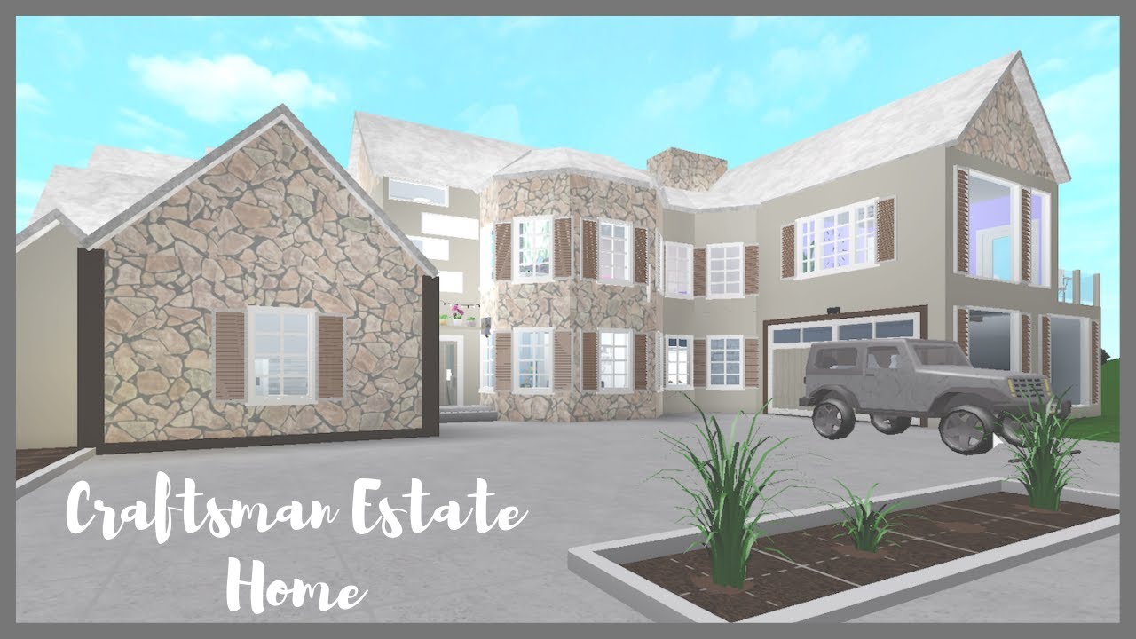 Bloxburg House Tour Craftsman House Youtube