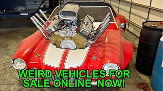 WEIRD VEHICLES WEDNESDAY! 10 Odd Vehicles Selling Online - Links to Ads in Video Description Below