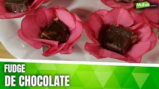 Como preparar um delicioso fudge de chocolate com castanhas