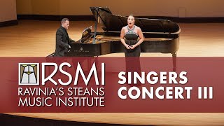 Singers Concert III: Ravinia's Steans Music Institute, 2018