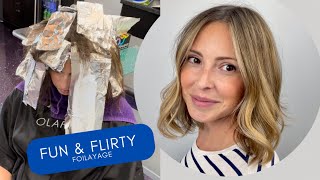 Easy Foliayage Hair Technique | Colormelt included! 💋 #foilayage