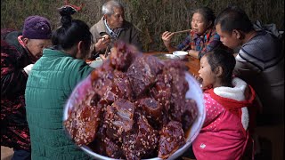 【农村四哥】农村四哥给鱼塘做卫生搞“美容”，做糖醋排骨解馋，全家人都爱吃